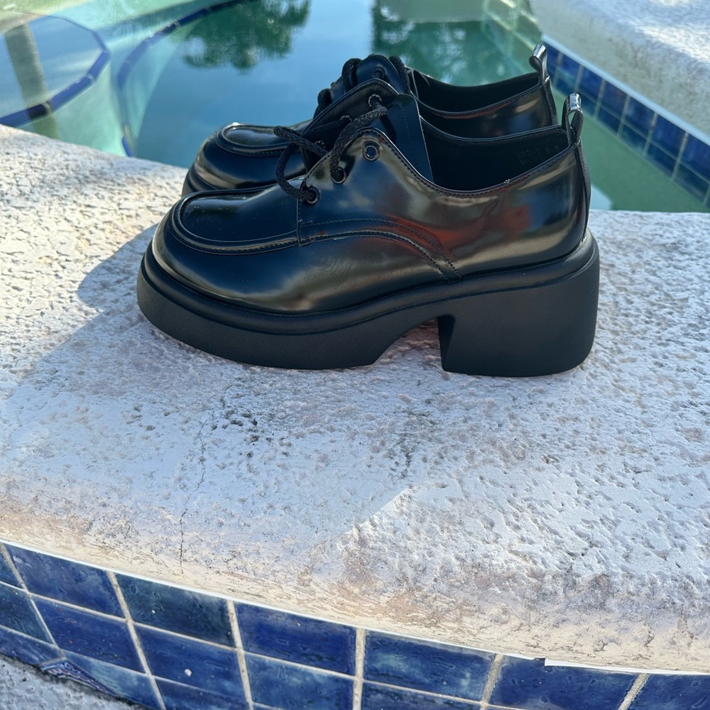Black Platform Women's Shoes